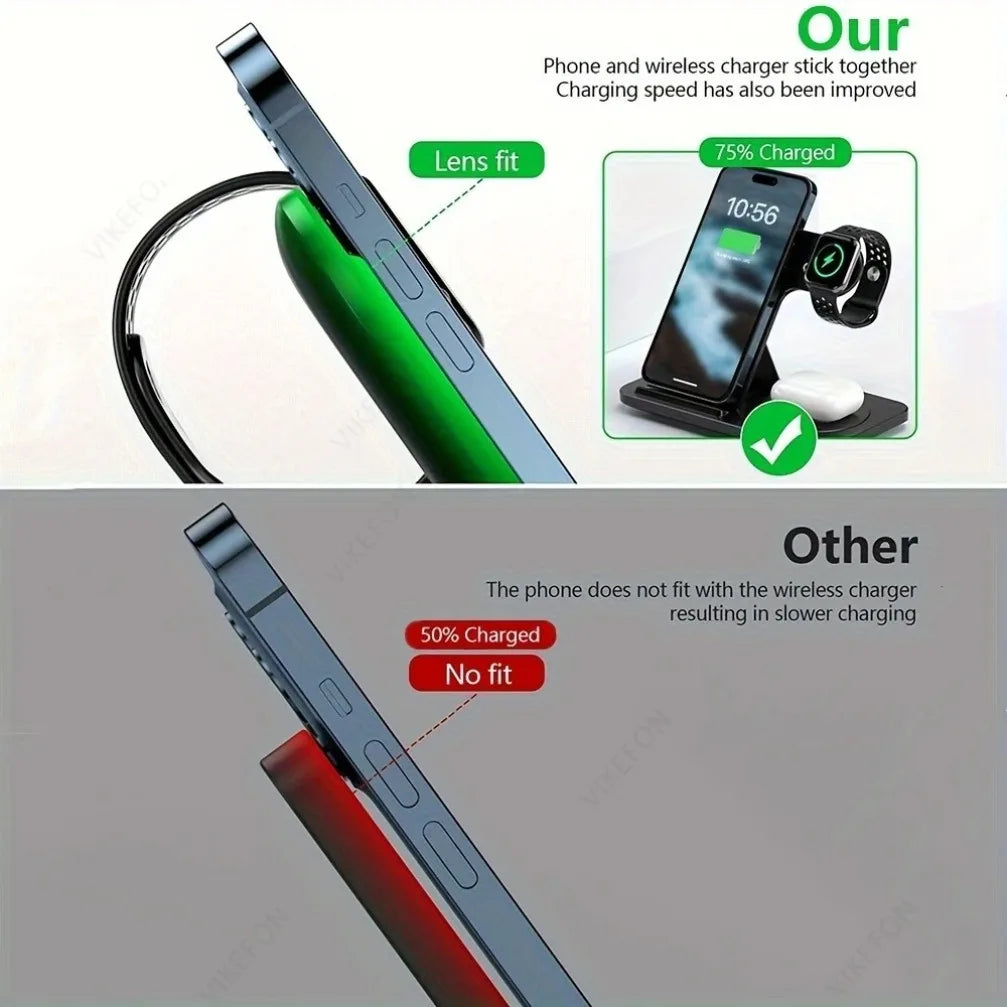 Foldable Wireless Charging Hub